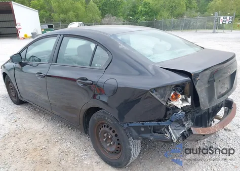 2012 Honda Civic Lx из США, поврежденный, VIN 2HGFB2F55CH521509